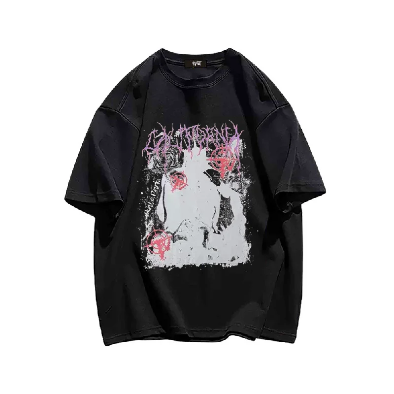 “Rose Black And White Painting” T-shirt