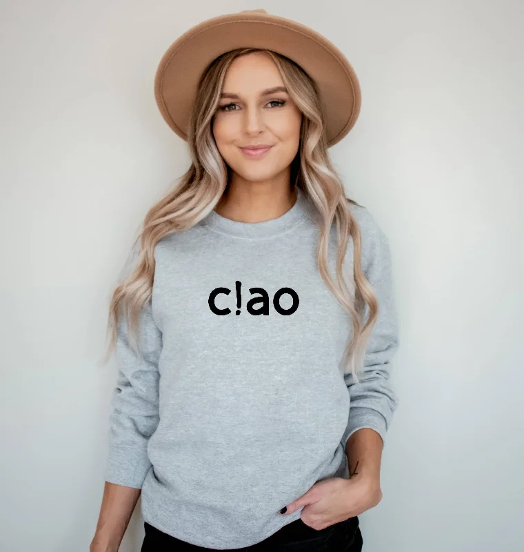 Ciao Crewneck Sweatshirt, Ciao Sweater, Hello Italy, Italian Hello, Ciao Shirt, Italian Gift, Ciao Bella