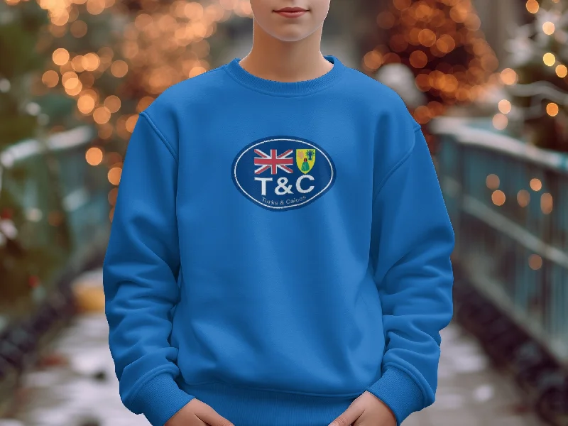 Turks and Caicos Youth Sweatshirts for Tropical Family Fun