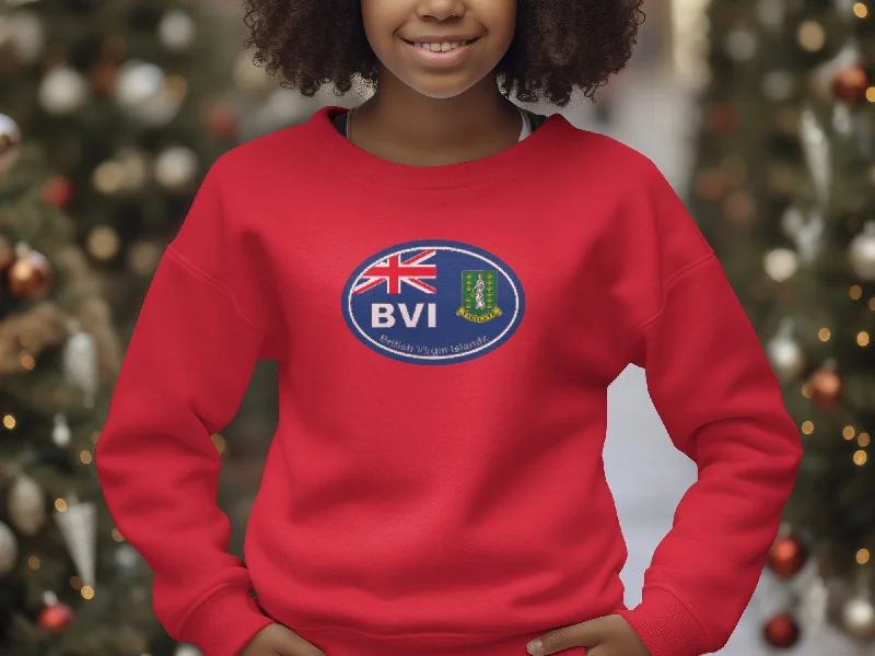 BVI Youth Sweatshirts for Tropical Family Adventures