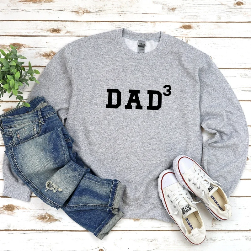 Dad of Two Sweatshirt, Dad of Three Shirt, Dad Squared Crewneck, Dad Cubed, Dad of 2, Dad of 3