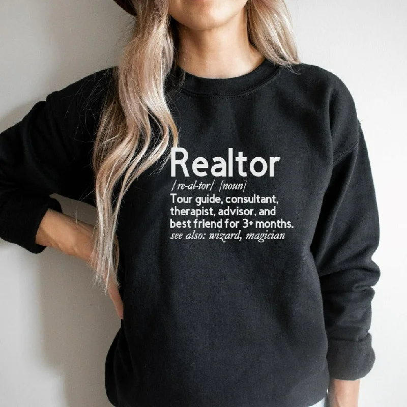 Realtor Definition Sweatshirt, Realtor Gift, Real Estate Gift, Thank You for Real Estate Agent