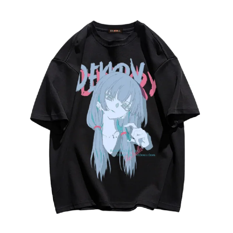 “Cartoon Girl D ”T-shirt