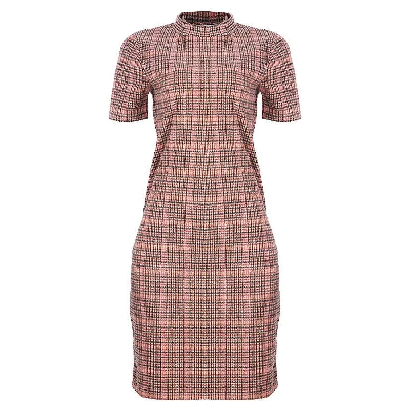 REDTAG Casual Plaid Dress for Women