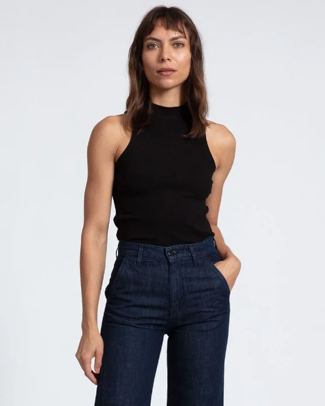 Mock Neck Tank Top