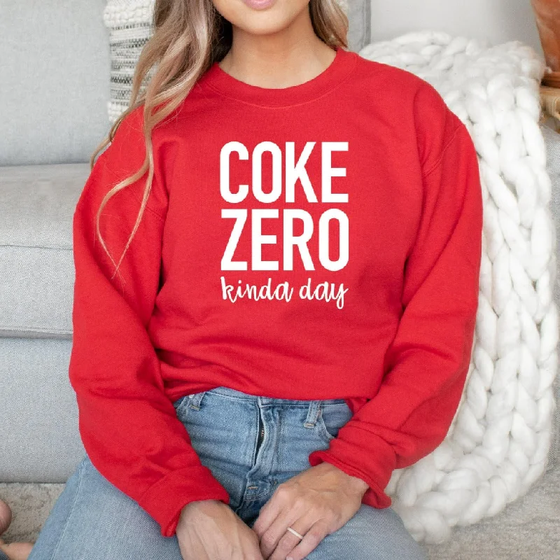 Coke Zero Kinda Day Sweatshirt, Caffeine Addict Crewneck, Funny Diet Coke Gift, Love Coke Zero