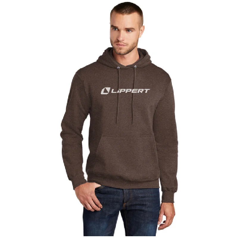 Hoodie - Heather Dark Chocolate Brown