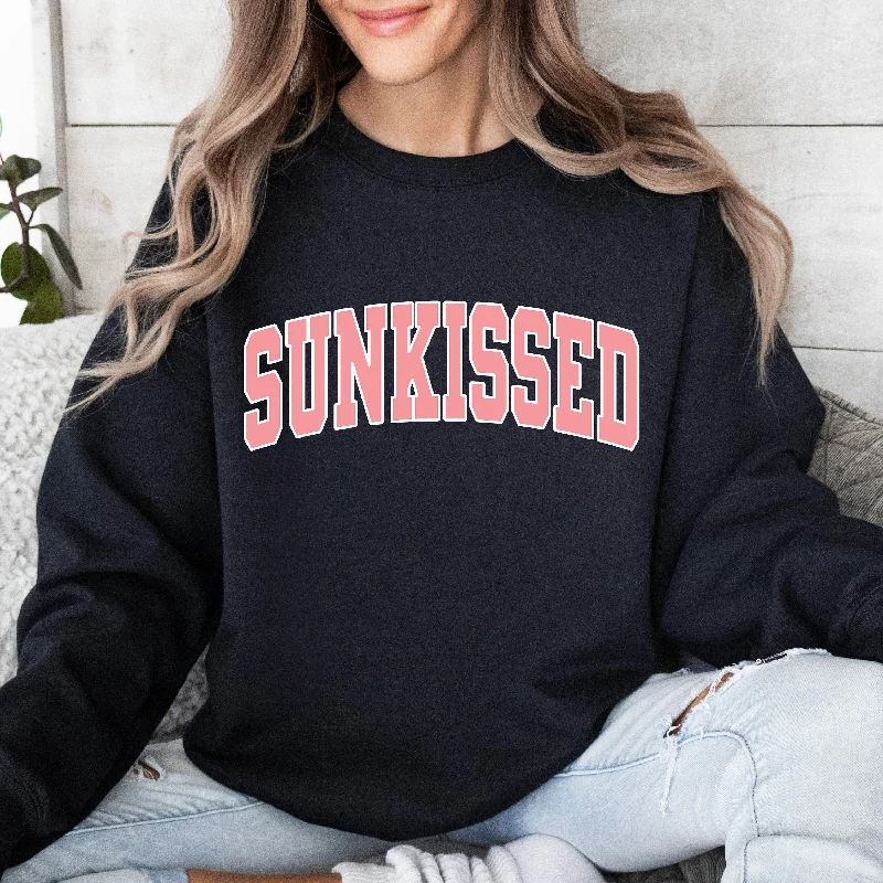 Sunkissed Crewneck Sweatshirt, Sun Kissed Shirt, Summer Vacation Shirt, Beach Coverup Sweatshirt