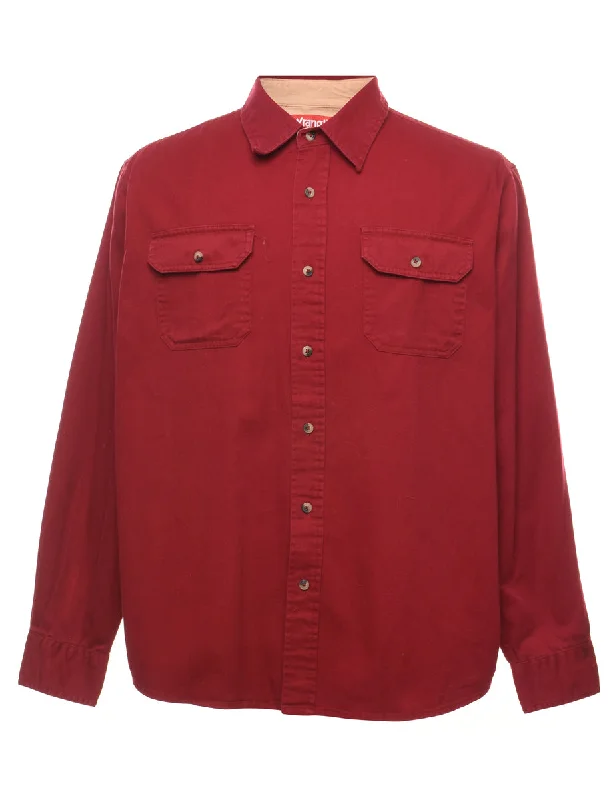 Wrangler Maroon Shirt - L