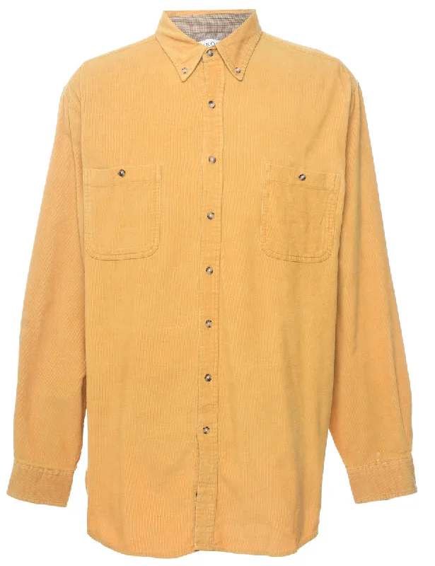 Yellow Corduroy Shirt - XL