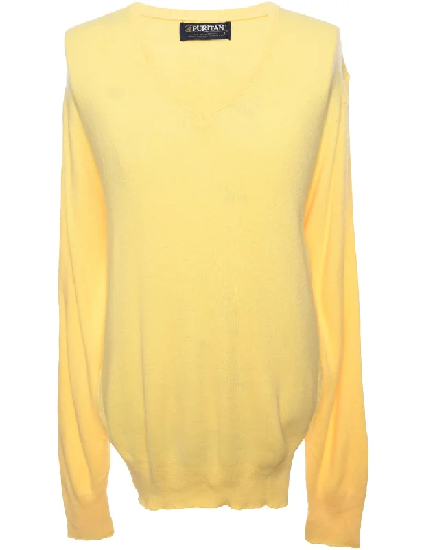 Yellow Puritan Jumper - L