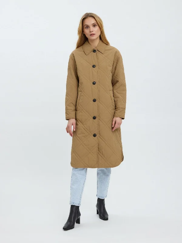 Ambere Merson Long Coat - Tigers Eye