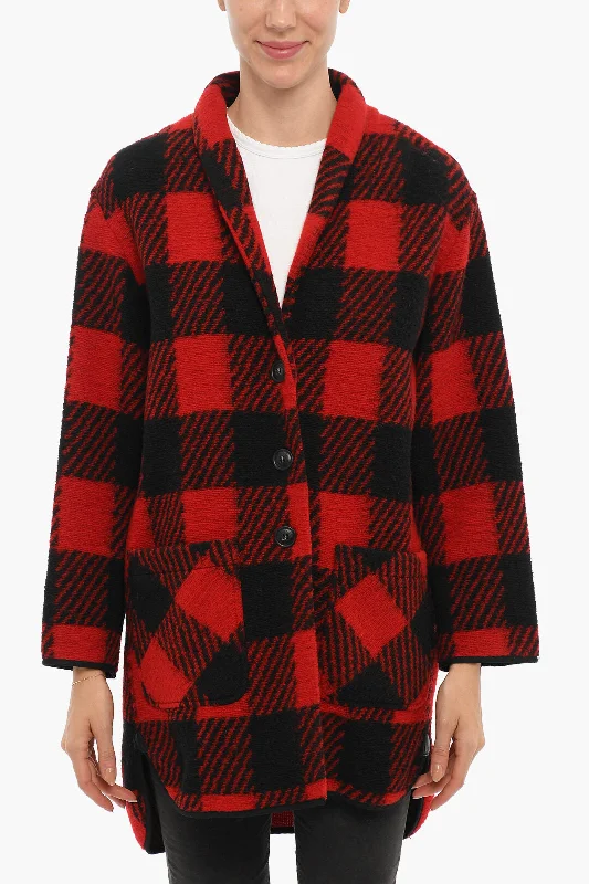 Woolrich Buffalo Checked Two-Tone GENTRY Coat