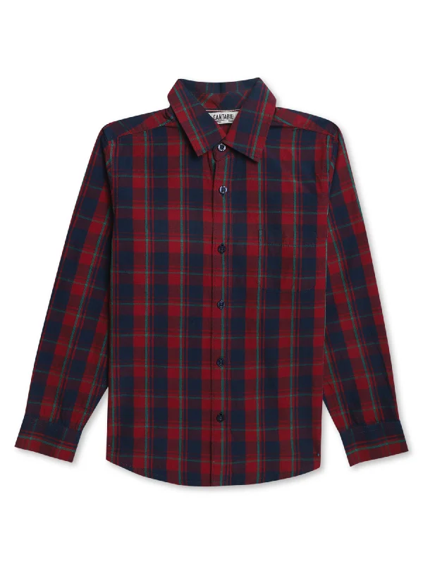 Boys Maroon Shirt