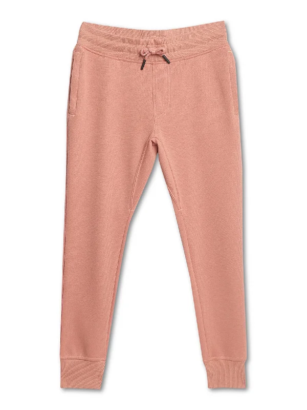 Girls Dark Peach Track Pant