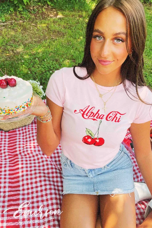 Alpha Chi Cherry Cola Baby Tee