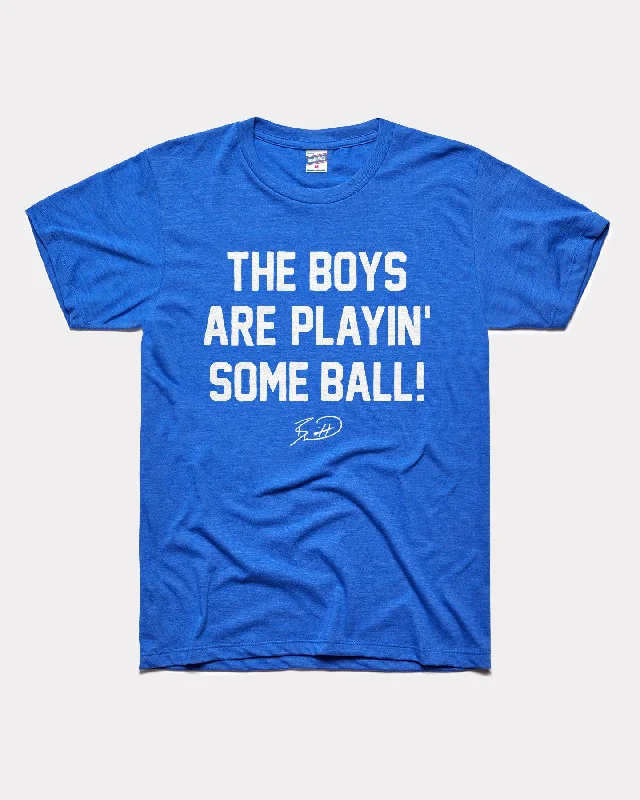 The Boys Are Playin' Ball Royal T-Shirt